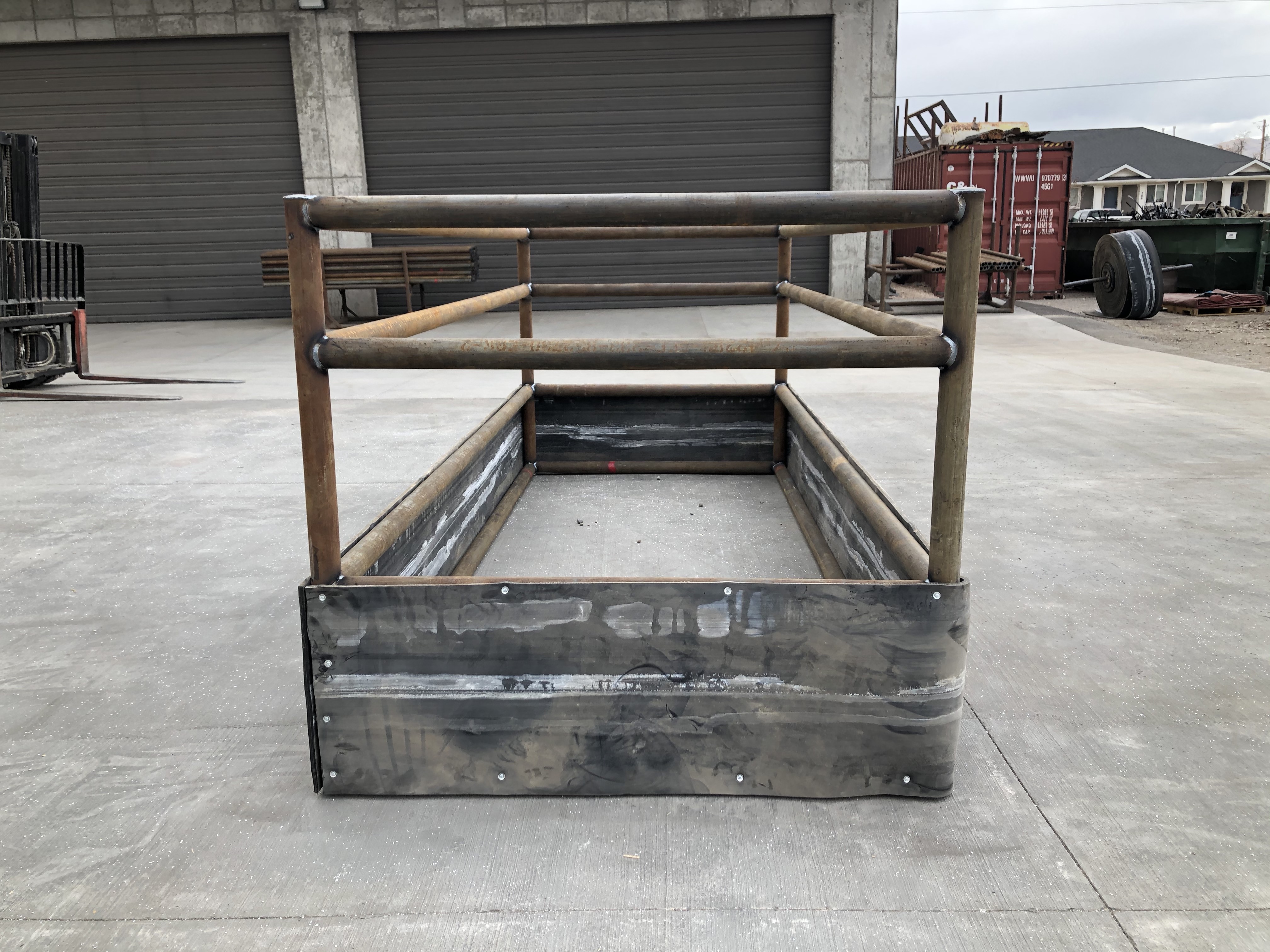 MCE 4' x 4' x 10' Box Feeder with 18" Belting