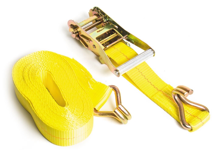 Ratchet Tie-Down Straps-Double J Hooks  2in x 27'